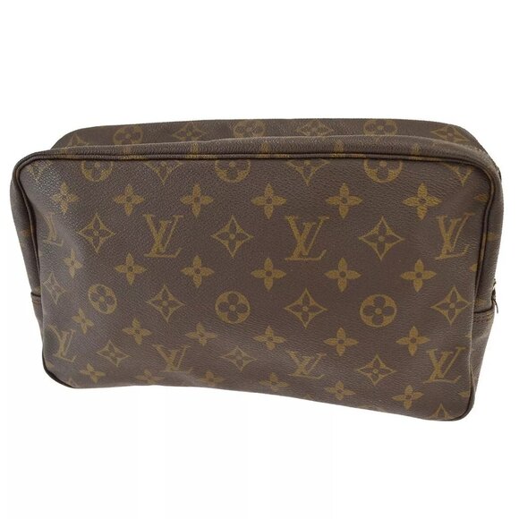 LOUIS VUITTON TROUSSE TOILETTE 28 COSMETIC POUCH MONOGRAM - Picture 3 of 11